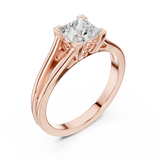 Gold Ring DDLR-892, Rose Gold, view 2