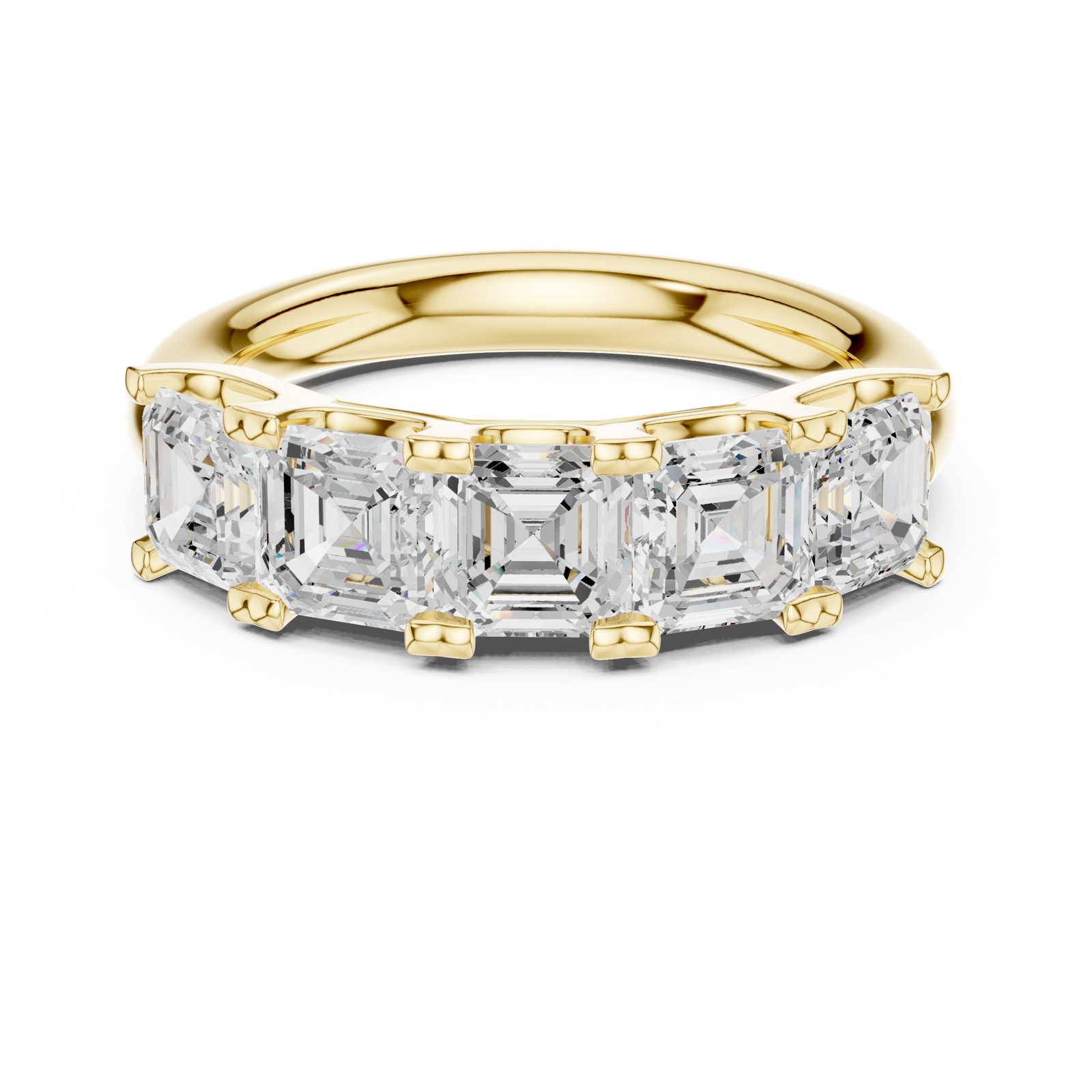 Gold Ring DDLR-701, Yellow Gold, view 4