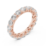 Gold Ring DDLR-675, Rose Gold, view 2