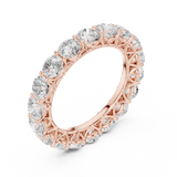 Gold Ring DDLR-675, Rose Gold, view 2