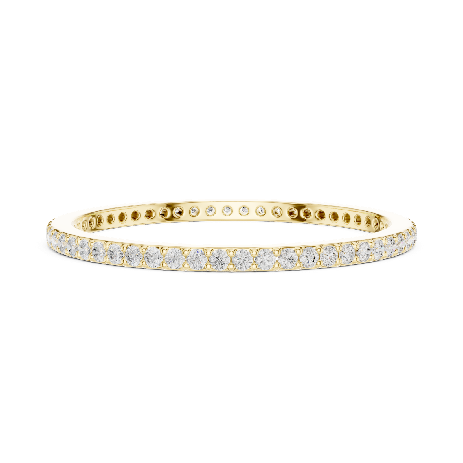 Gold Ring DDLR-807, Yellow Gold, view 3