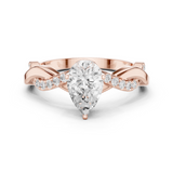 Gold Ring DDLR-1084, Rose Gold