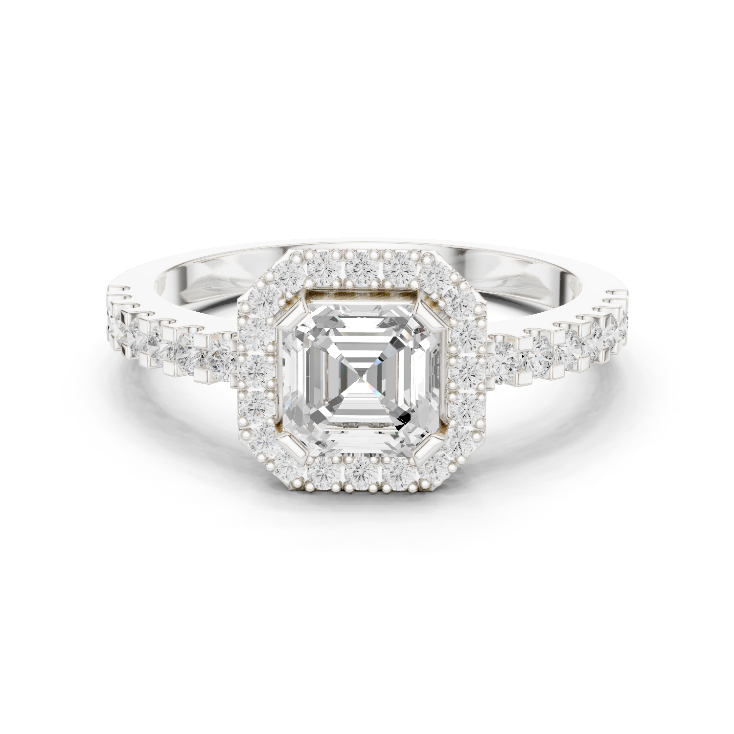 Gold Ring DDLR-765, White Gold