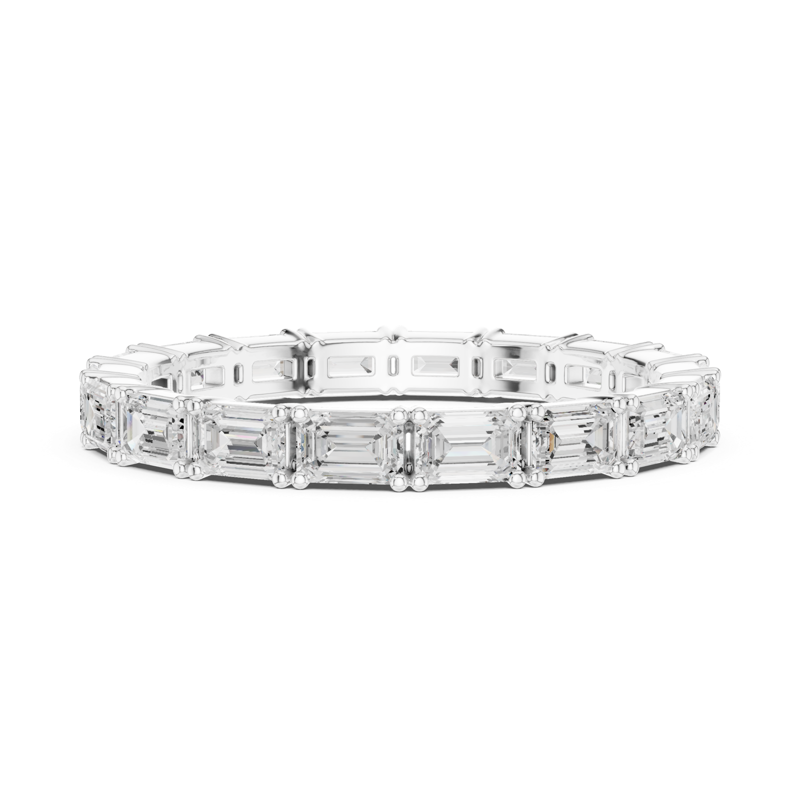 Gold Ring DDLR-622, White Gold, view 3
