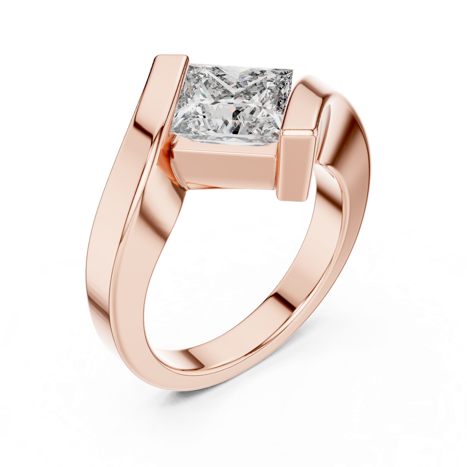 Gold Pendant 9-10051, Rose Gold, view 2