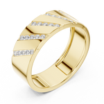 Gold Ring SBMR(35), Yellow Gold, view 2