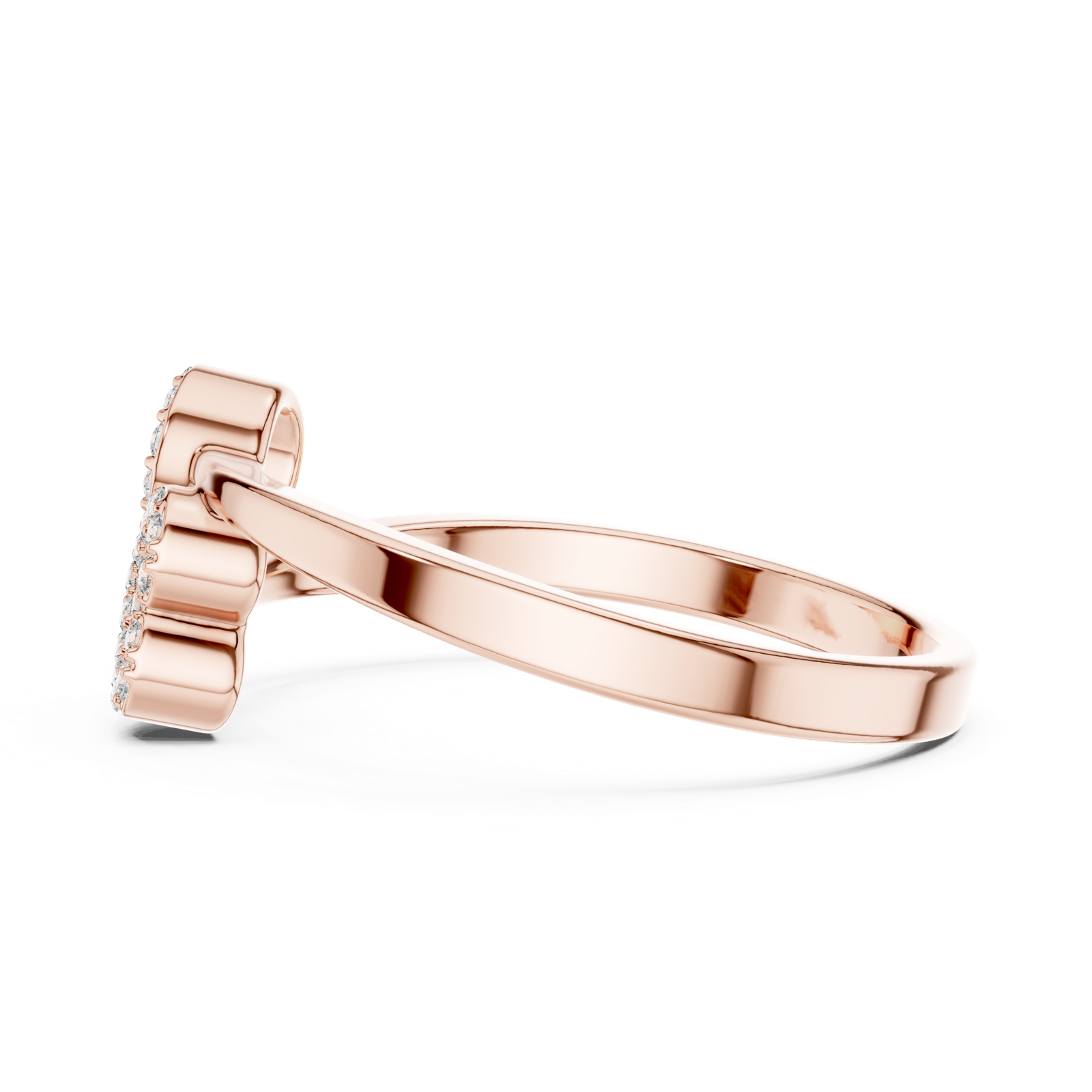 Gold Ring 1 (254), Rose Gold, view 3