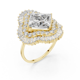Gold Ring DR-6163, Yellow Gold, view 2