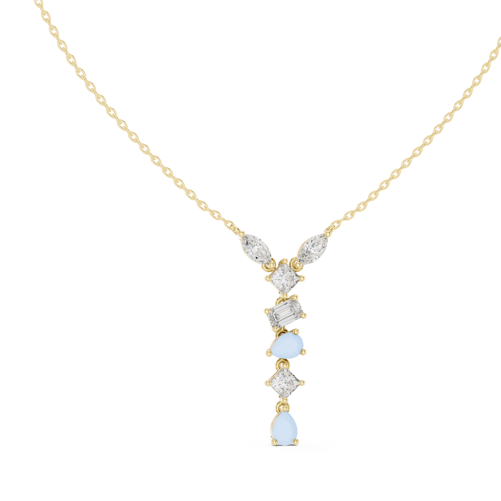 Gold Pendant GPD-0070, Yellow Gold, view 1