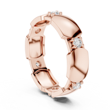 Gold Ring L22-R3, Rose Gold, view 1