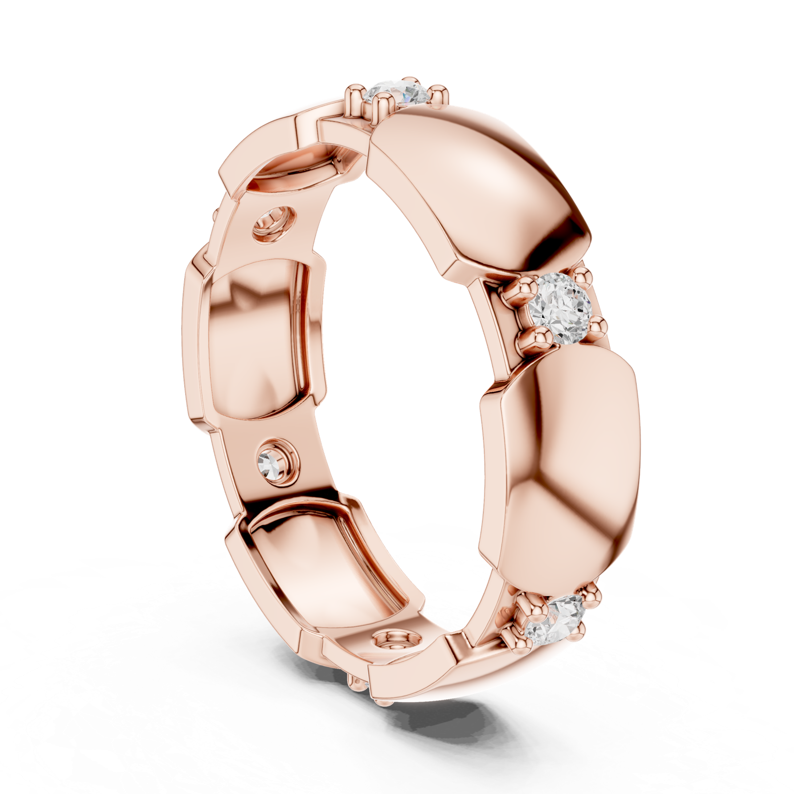 Gold Ring L22-R3, Rose Gold, view 1