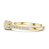Gold Ring DDLR-788, Yellow Gold, view 3