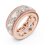 Gold Ring DDLR-308, Rose Gold, view 2