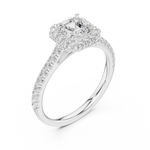 Gold Ring DDLR-916, White Gold, view 2