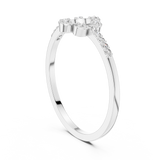 Gold Ring DR-6319, White Gold