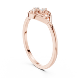 Gold Ring DR-6276, Rose Gold, view 1