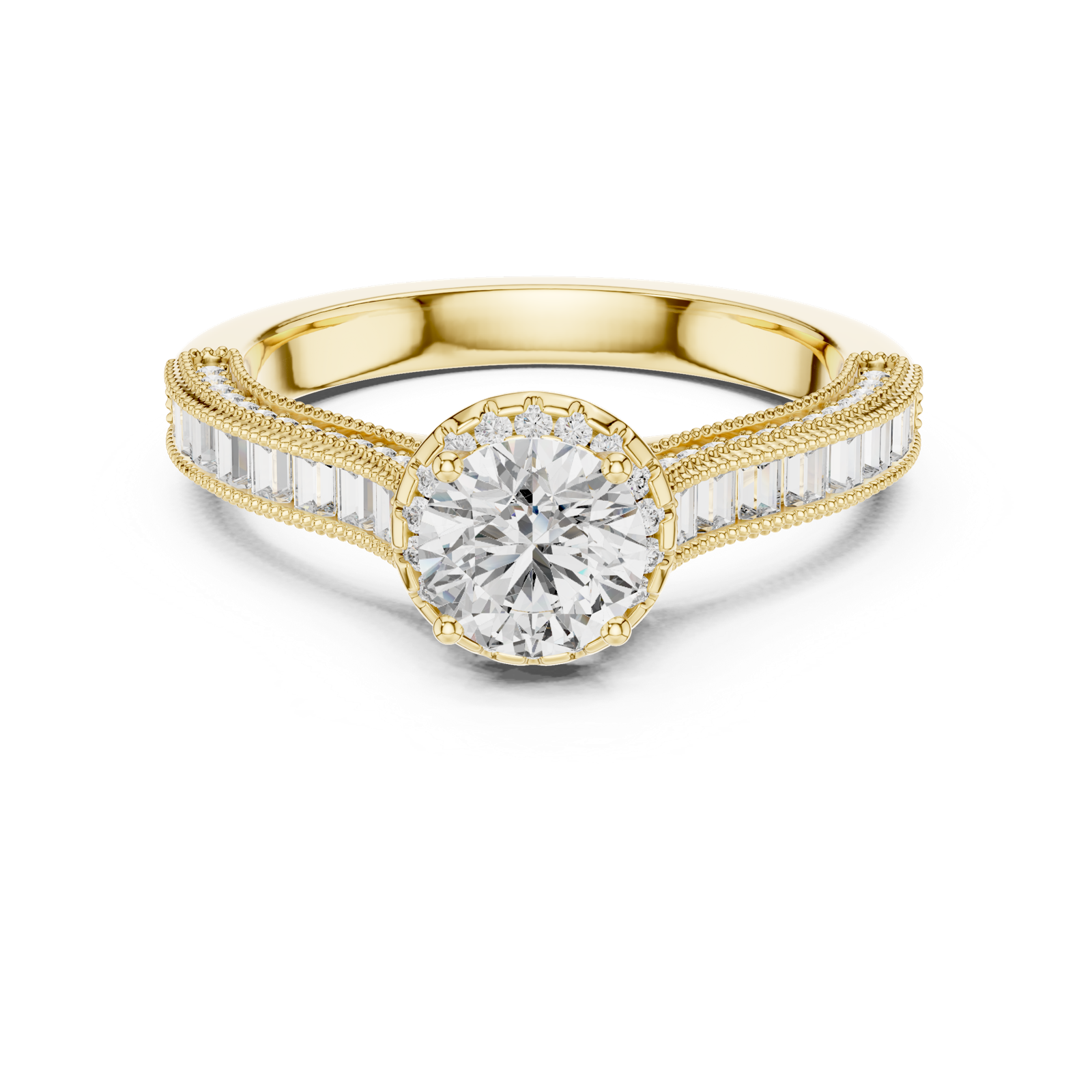 Gold Ring LR-0206, Yellow Gold
