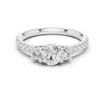 Gold Ring DDLR-788, White Gold