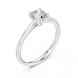 Gold Ring DDLR-801, White Gold, view 2