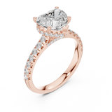 Gold Ring DDLR-258, Rose Gold, view 2
