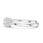 Gold Ring DDLR-678, White Gold, view 3