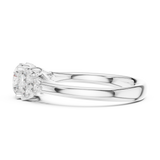 Gold Ring DDLR-678, White Gold, view 3