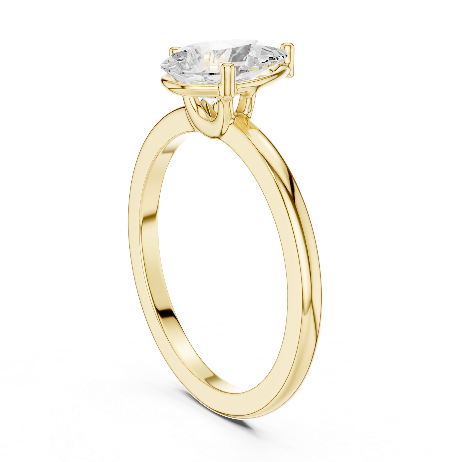Gold Ring DDLR-1080, Yellow Gold, view 1