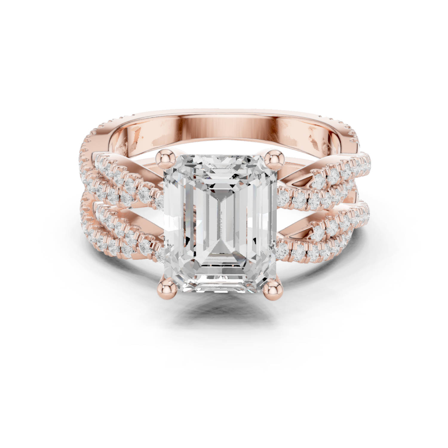 Gold Ring DDLR-300, Rose Gold