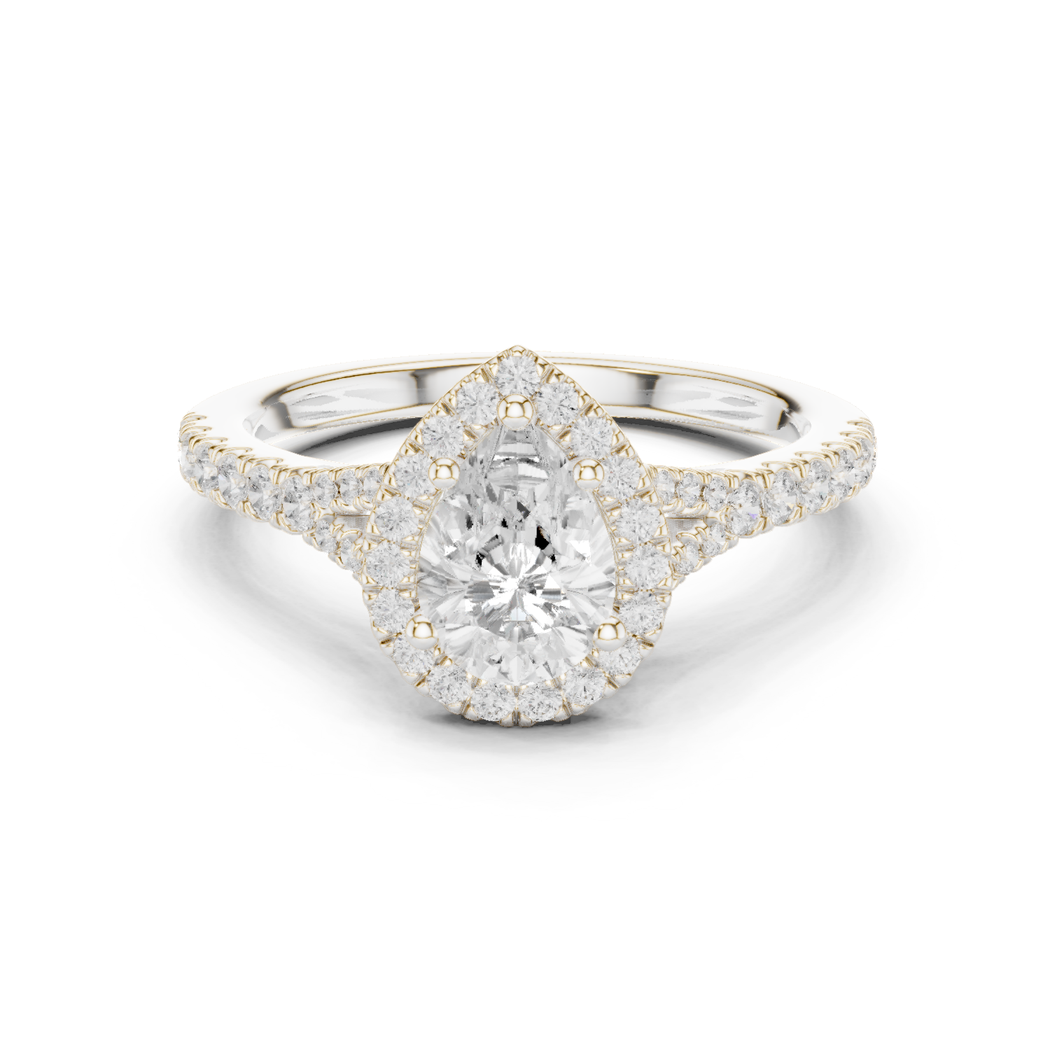 Gold Ring DDLR-911, White Gold