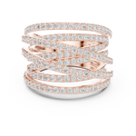 Gold Ring DDLR-855, Rose Gold, view 4