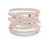 Gold Ring DDLR-855, Rose Gold, view 4