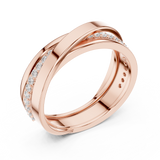 Gold Ring SBMR(41), Rose Gold, view 2