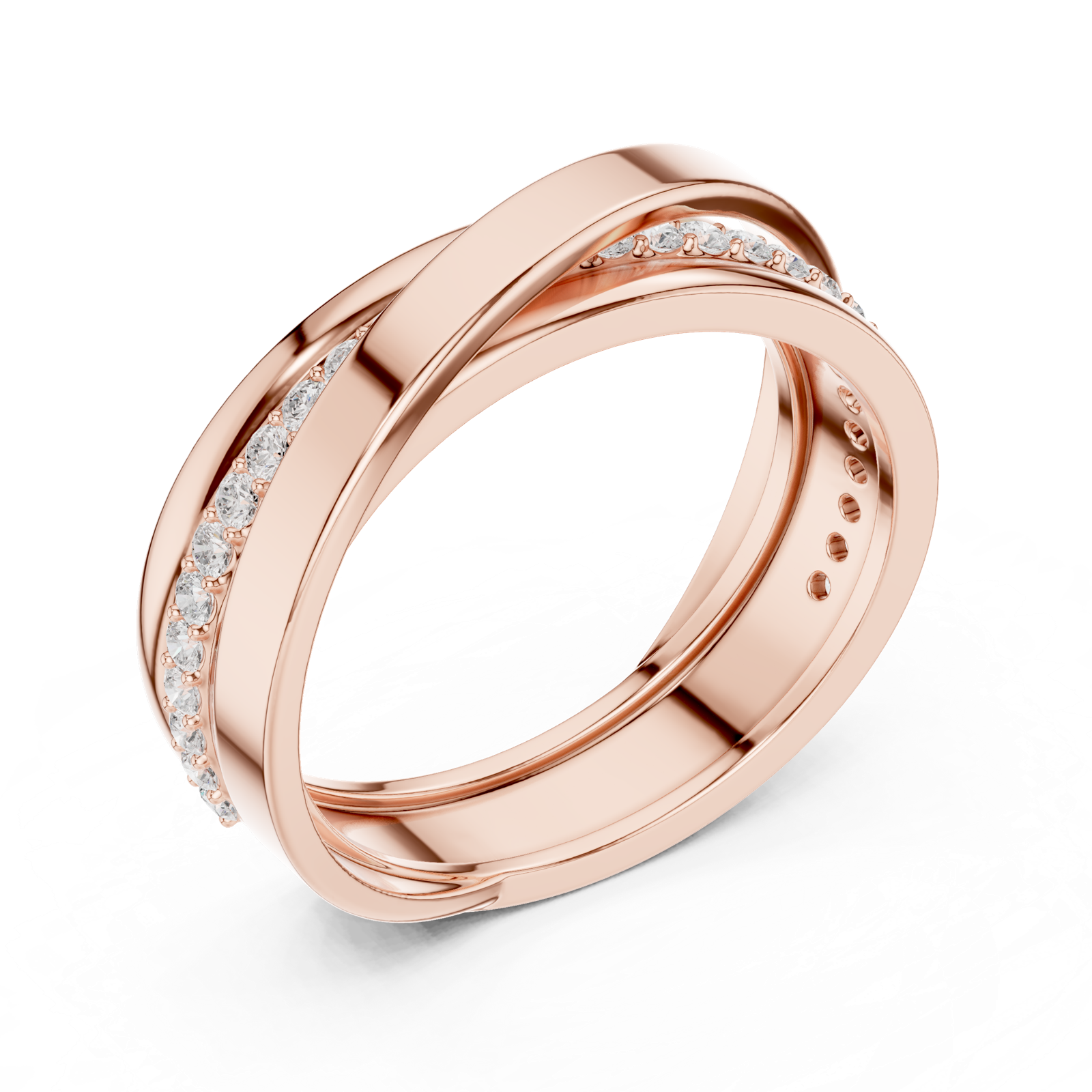Gold Ring SBMR(41), Rose Gold, view 2