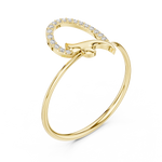 Gold Ring 1 (140), Yellow Gold, view 2