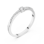 Gold Ring DDLR-467, White Gold, view 2