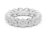 Gold Ring DDLR-307, White Gold, view 4