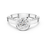 Gold Ring LR-0111, White Gold