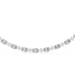Gold Necklace GNK-0003, White Gold