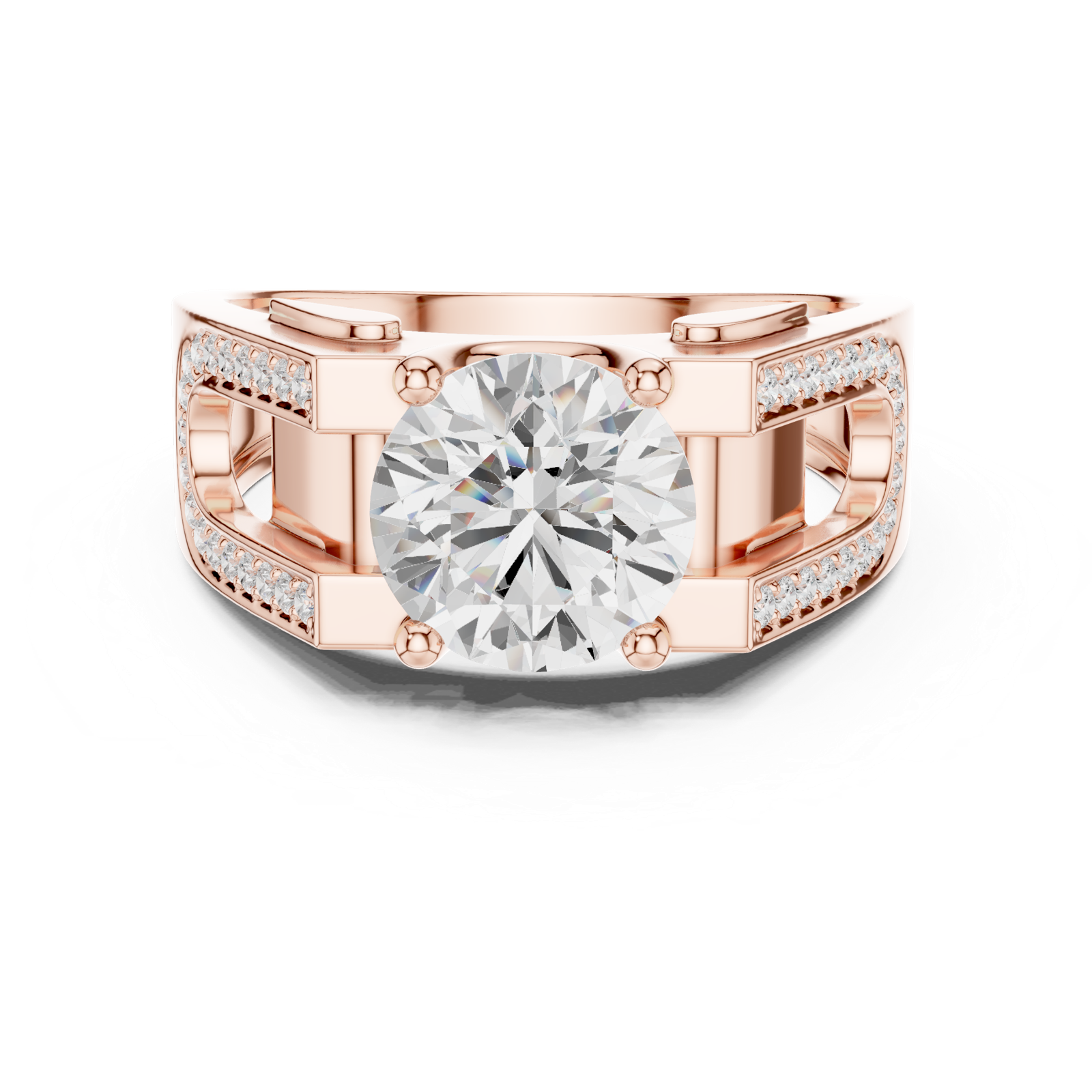 Gold Ring SBMR(45), Rose Gold