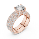 Gold Ring DDLR-012, Rose Gold, view 2