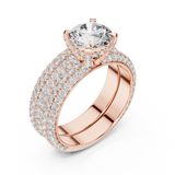 Gold Ring DDLR-012, Rose Gold, view 2