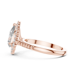 Gold Pendant 9-10028L_29, Rose Gold, view 3