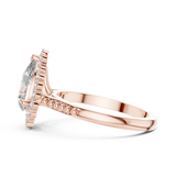 Gold Pendant 9-10028L_29, Rose Gold, view 3