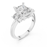 Gold Ring DDLR-905, White Gold, view 2