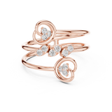 Gold Ring 1 (233), Rose Gold, view 4