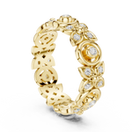 Gold Ring R36, Yellow Gold, view 1