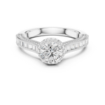 Gold Ring LR-0206, White Gold