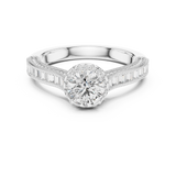 Gold Ring LR-0206, White Gold