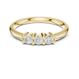 Gold Ring DDLR-609, Yellow Gold, view 4
