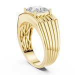 Gold Men's Ring GGR-0008, Yellow Gold, view 1
